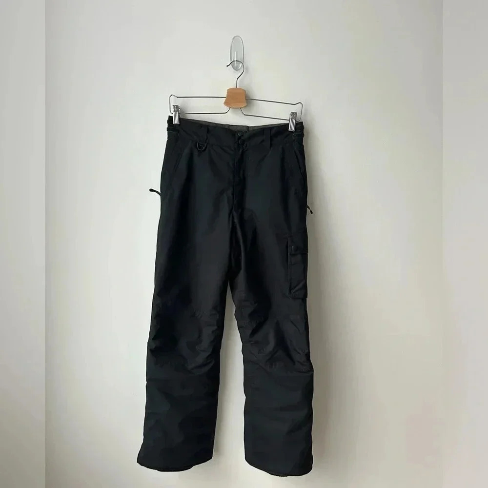 MEC Kids Snow Pants Black Size 14 | Waterproof Insulated Ski Snowboard